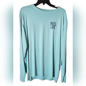 Reel Life Fishing Rash Guard Men's Size XXL NWOT